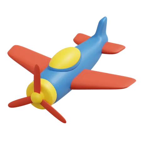 Plane 3 D Icon Kids Toys Illustration 3D Icon