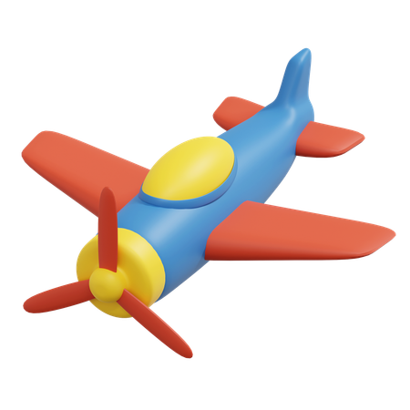 Plastic Plane  3D Icon