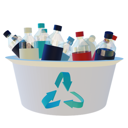 Plastic Recycle  3D Icon