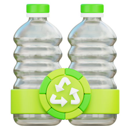 Plastic Recycling  3D Icon