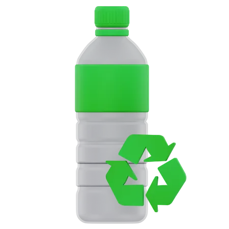 Plastic Recycling  3D Icon