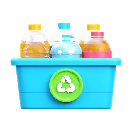 Plastic Recycling  3D Icon