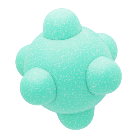 Plastic Resin Aqua Bubble Orb  3D Icon