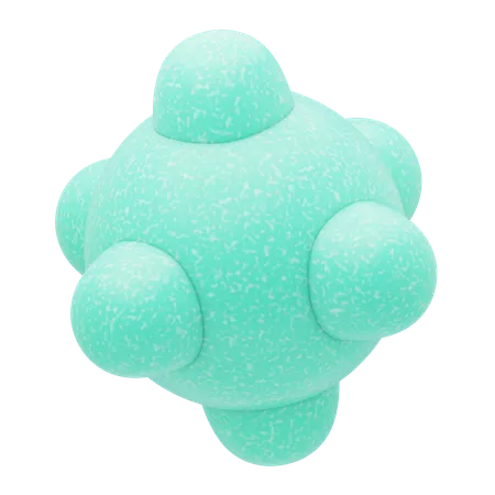 Plastic Resin Aqua Bubble Orb  3D Icon