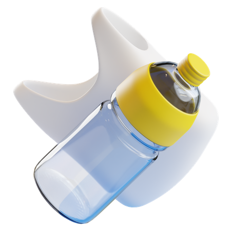 Plastic Waste  3D Icon