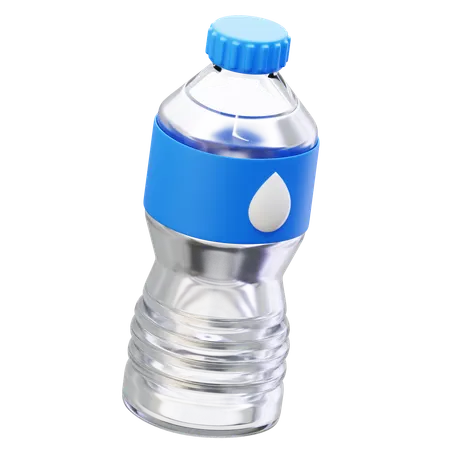 Plastic Water Bottle  3D Icon