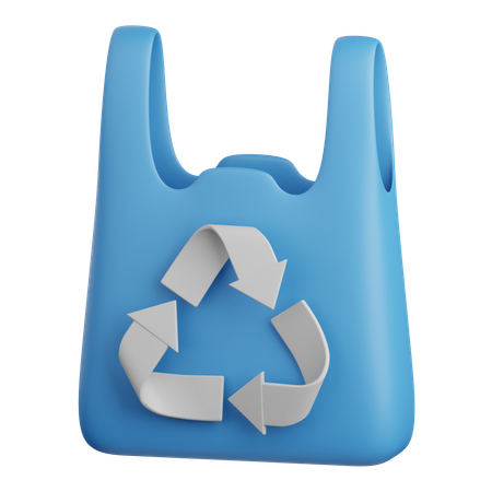 Plastico reciclado  3D Icon