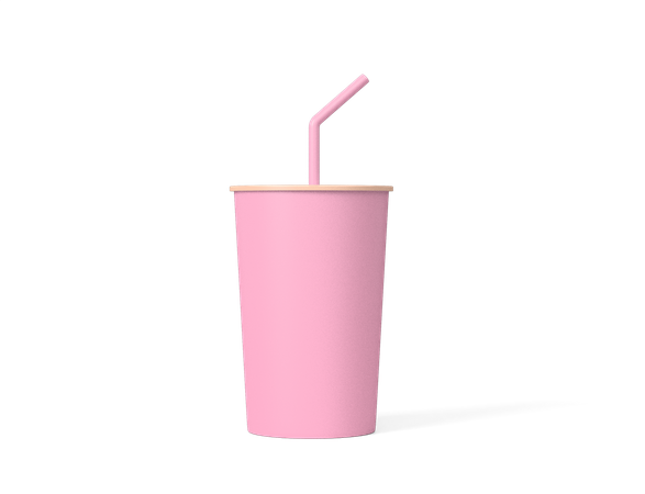 Vaso de plastico  3D Icon