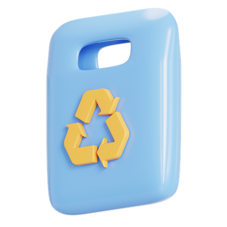 Plastique biodégradable  3D Icon