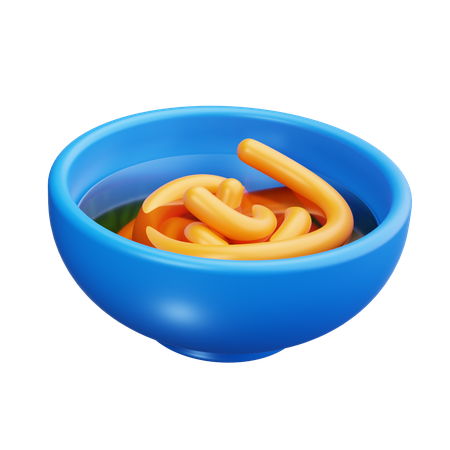 Plat de pâtes  3D Icon