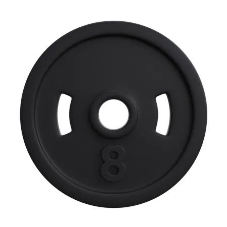 Plat Dumbell  3D Icon