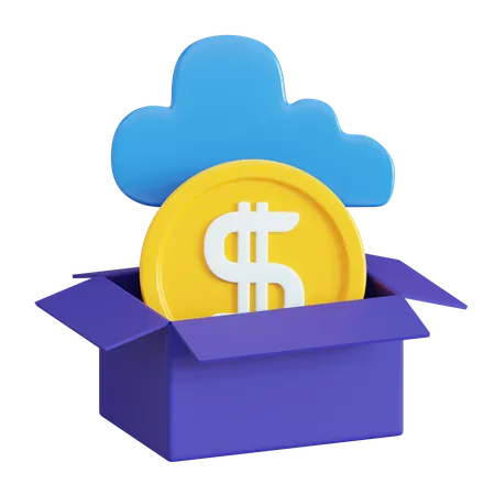 Plataforma de financiación  3D Icon
