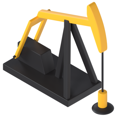 Plataforma de petróleo  3D Illustration