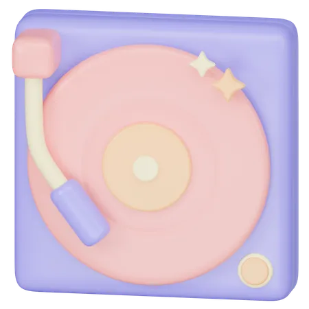 Toca discos  3D Icon