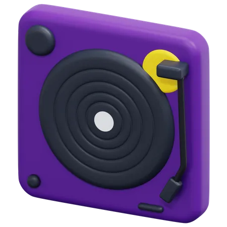 Toca discos  3D Icon