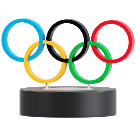 Plataforma olimpica  3D Icon