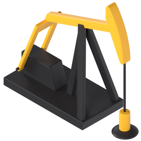Plataforma petrolera  3D Illustration
