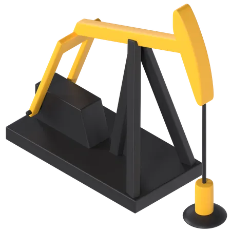 Plataforma petrolera  3D Illustration