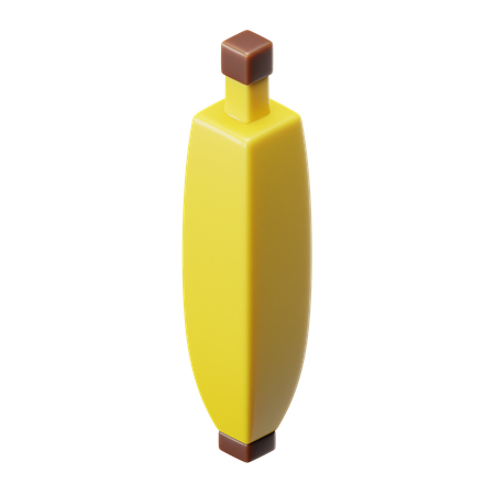 Plátano cubo  3D Icon