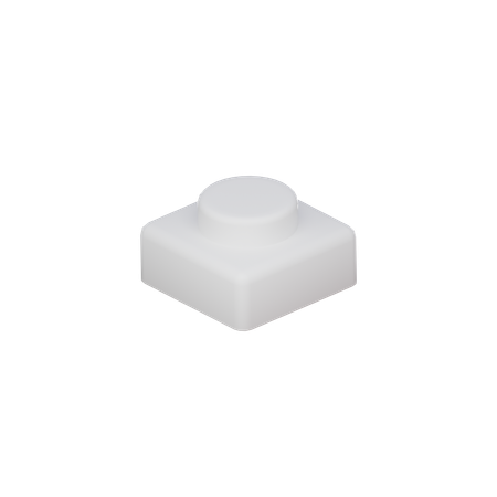 Plate 1x1  3D Icon