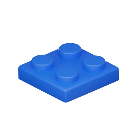 Plate 2x2  3D Icon