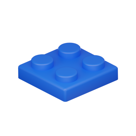 Plate 2x2  3D Icon