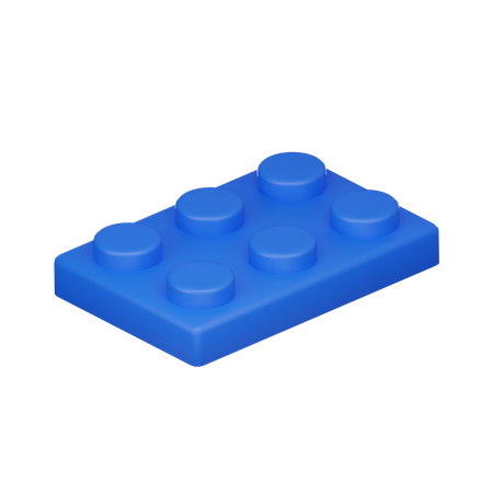 Plate 2x3  3D Icon