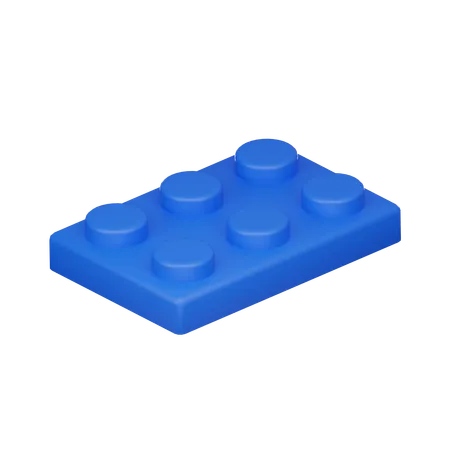 Plate 2x3  3D Icon