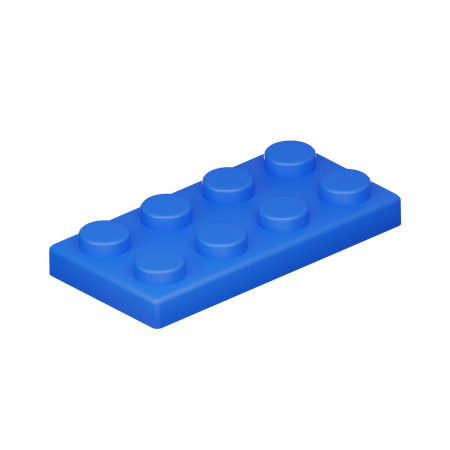 Plate 2x4  3D Icon