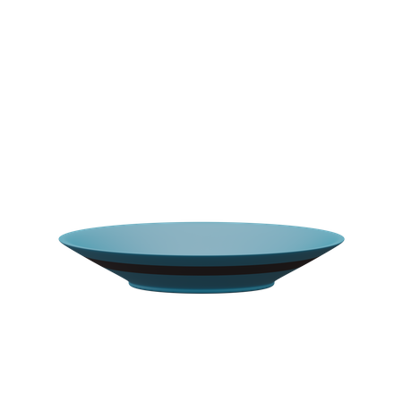 Plate  3D Icon