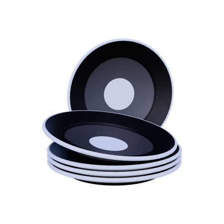 Plate  3D Icon