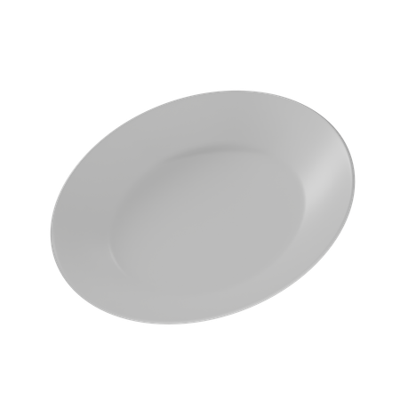 Plate  3D Icon