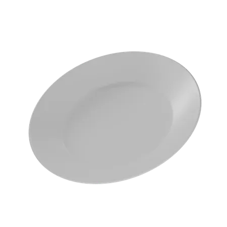 Plate  3D Icon