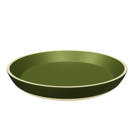 Plate  3D Icon