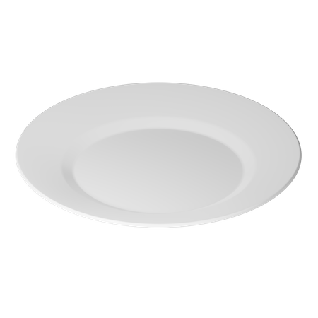 Plate  3D Icon