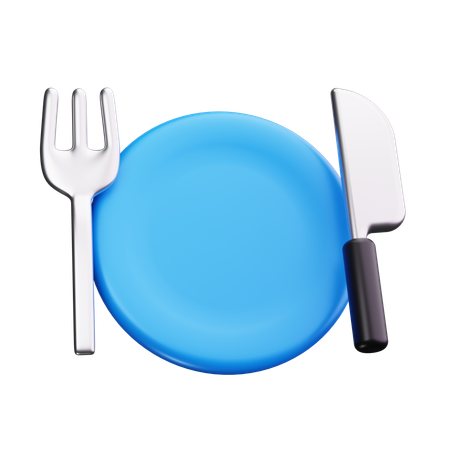 Plate  3D Icon