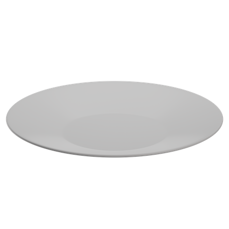Plate  3D Icon