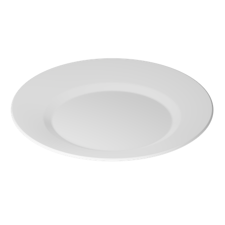 Plate  3D Icon