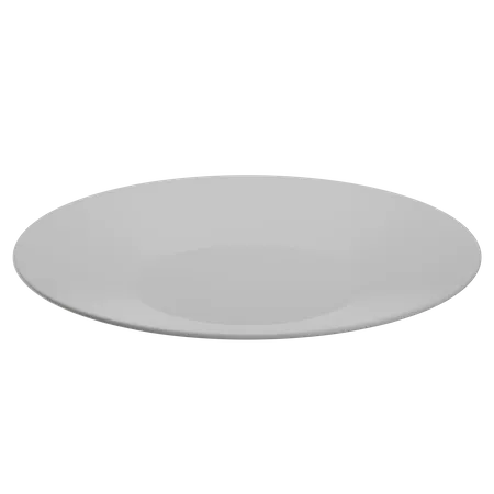 Plate  3D Illustration