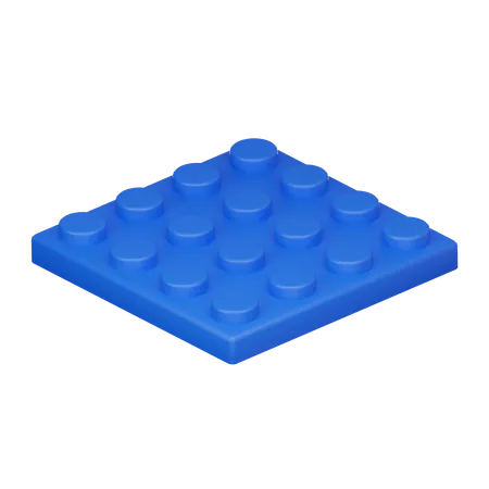 Plate 4 X 4 3 D Icon 3D Icon