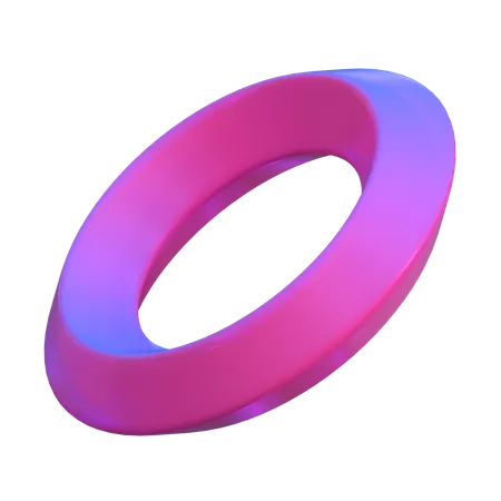 Plate Abstract Shape  3D Icon