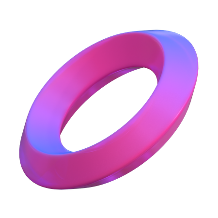 Plate Abstract Shape  3D Icon