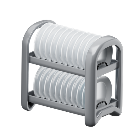 Plate Rack  3D Icon