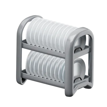 Plate Rack  3D Icon