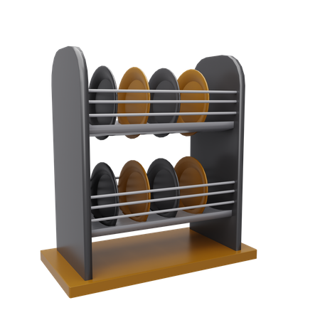 Plate rack  3D Icon