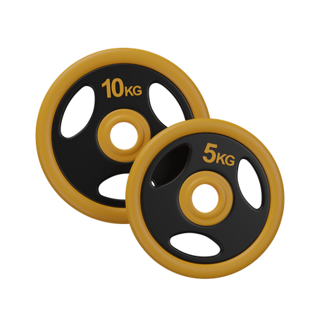 Plate Weight  3D Icon