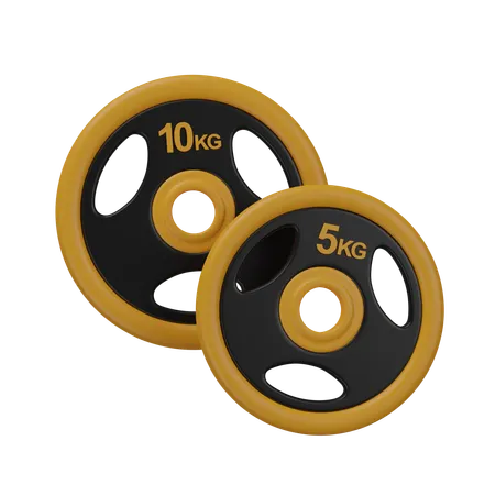 Plate Weight  3D Icon