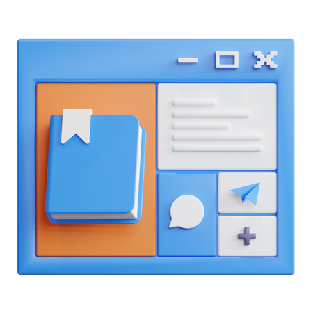 Plateforme d'apprentissage  3D Icon