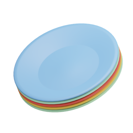 Plates  3D Icon