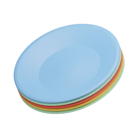 Plates  3D Icon